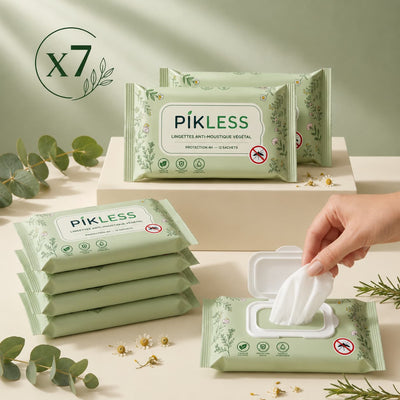 Pikless — Lingettes anti-moustiques
